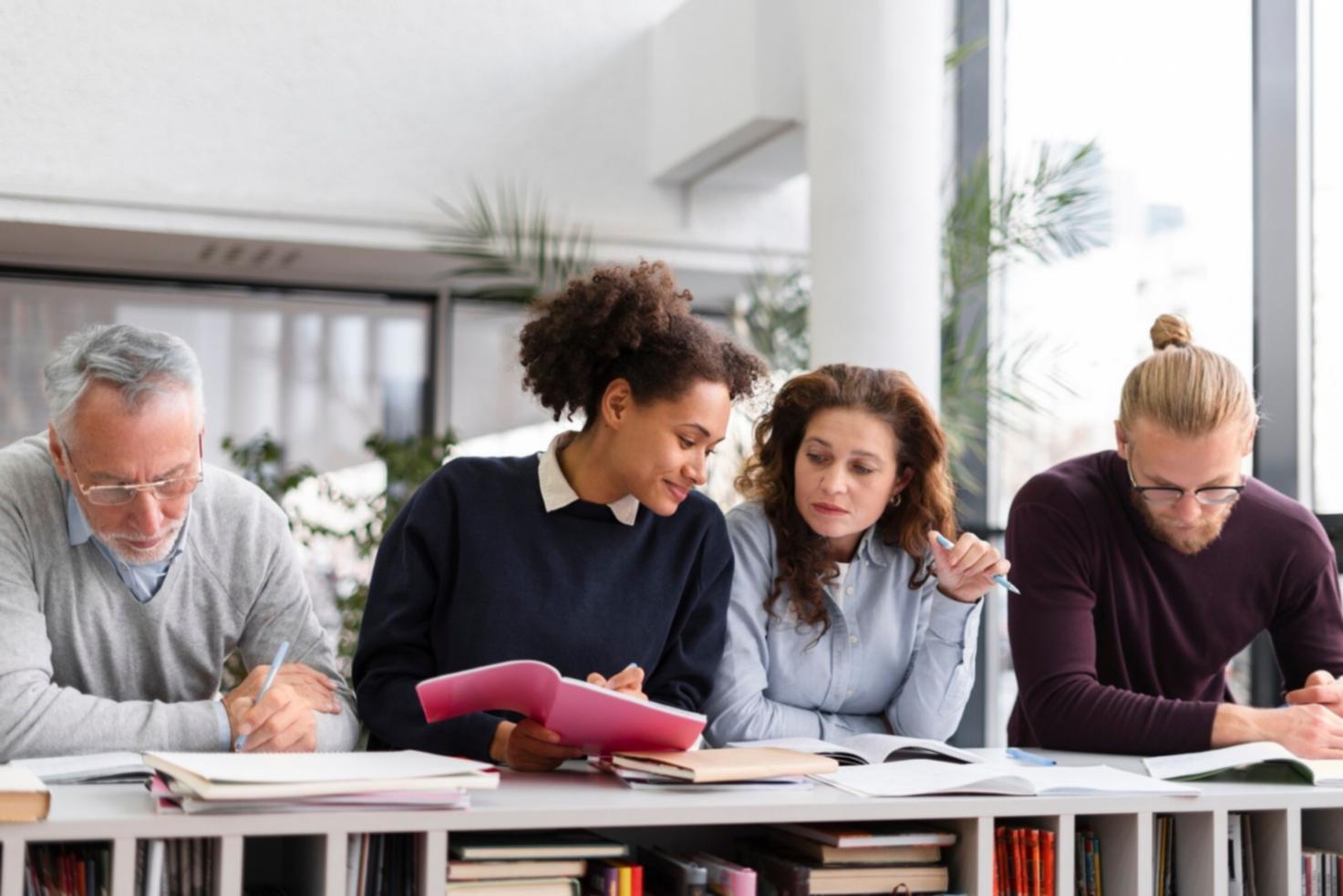 One-on-one financial mentoring session showing personalized guidance approach